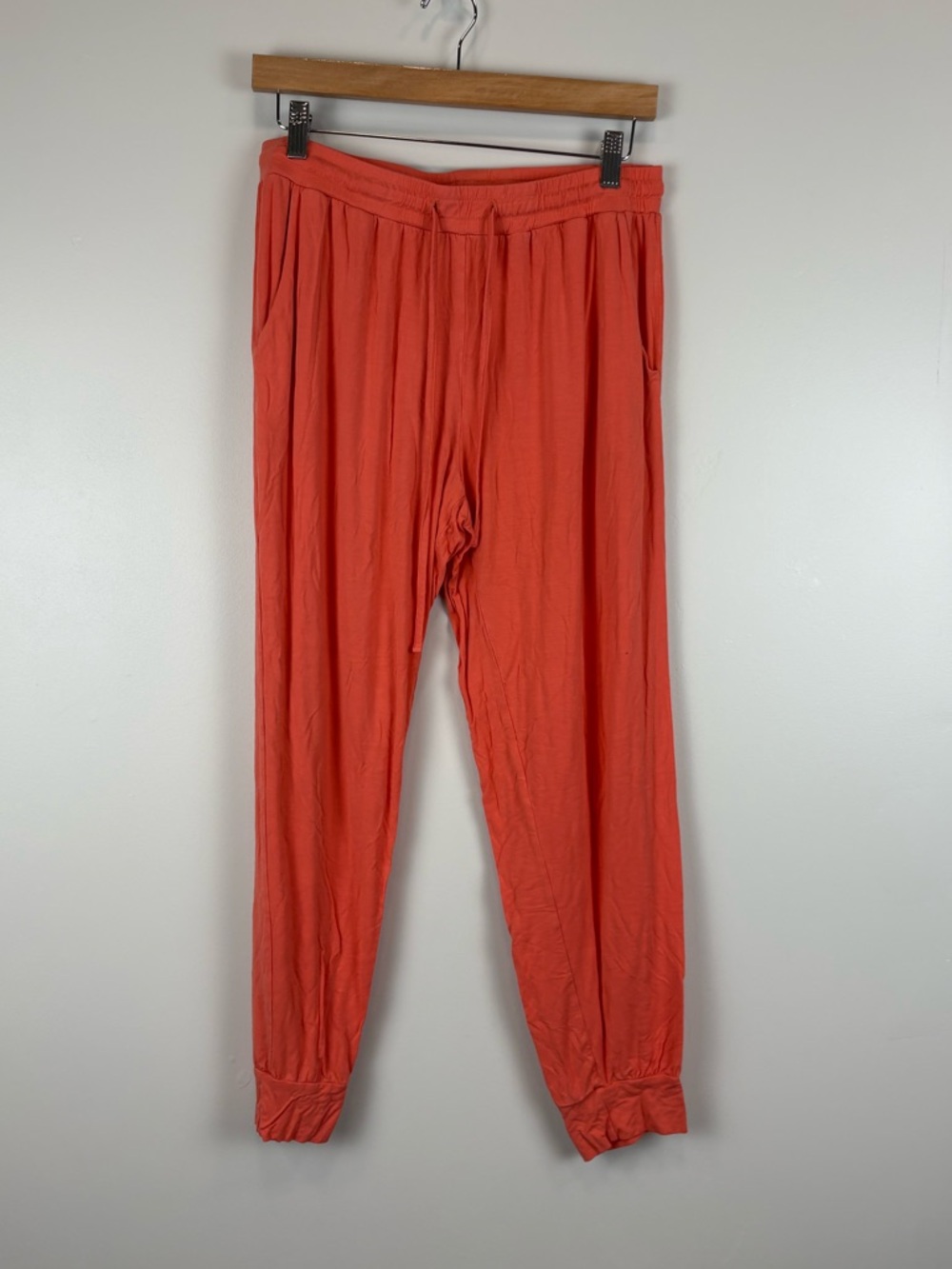 Kindred Bravely Medium Coral High Waist Everyday Lounge Joggers Maternity Womens